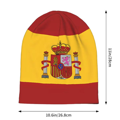 Spain Flag Polyester Beanie Hat - BuyAbility