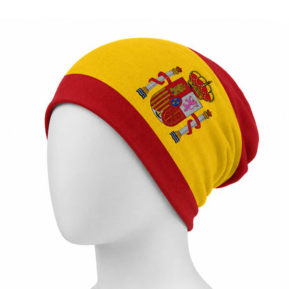Spain Flag Polyester Beanie Hat - BuyAbility