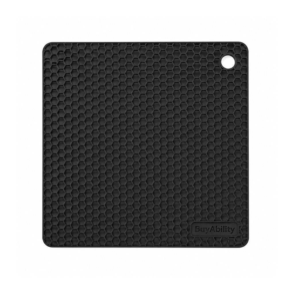 7-Inch Square Silicone Honeycomb Trivet Mat