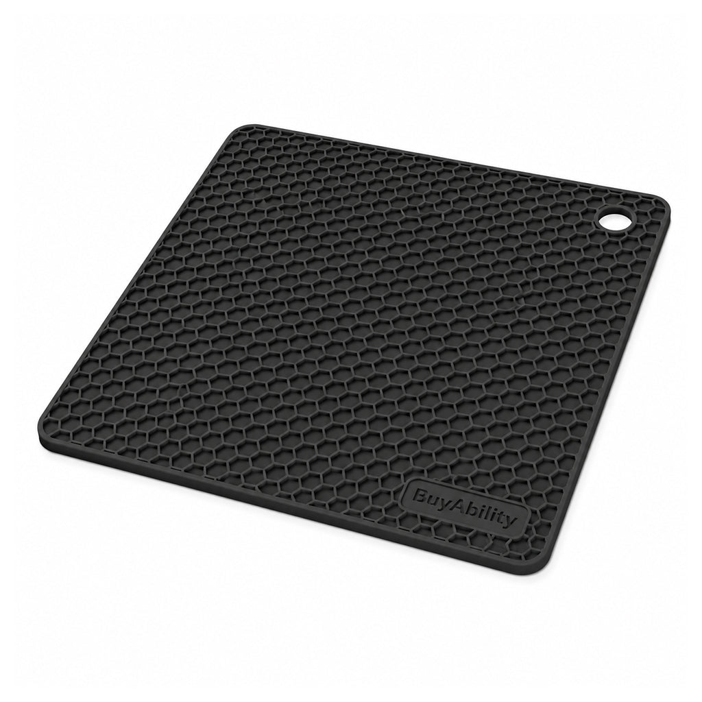 7-Inch Square Silicone Honeycomb Trivet Mat
