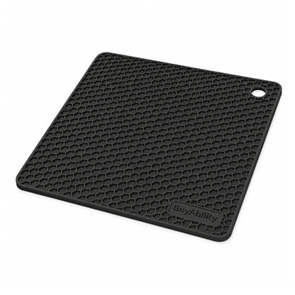 7-Inch Square Silicone Honeycomb Trivet Mat