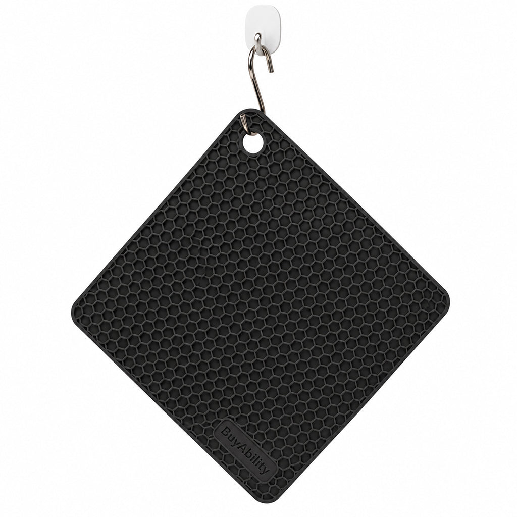 7-Inch Square Silicone Honeycomb Trivet Mat