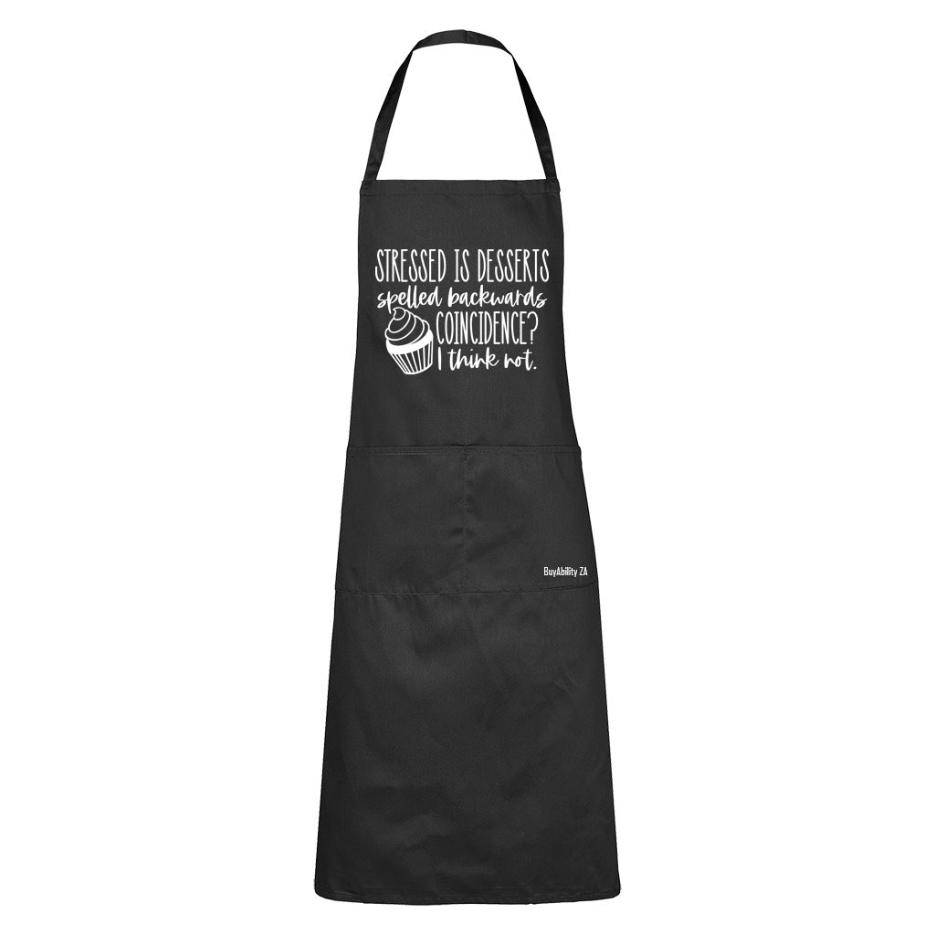 Stressed is Desserts - Apron - BuyAbility South Africa