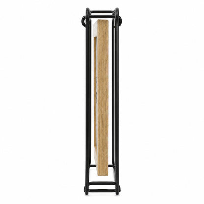 Modern Metal & Wood Floating Photo Frame - 10 x 15cm - BuyAbility
