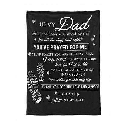 To My Dad Blanket - BuyAbility