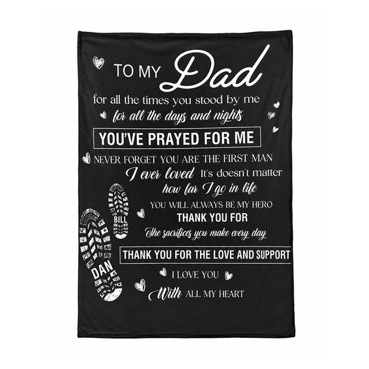 To My Dad Blanket - BuyAbility