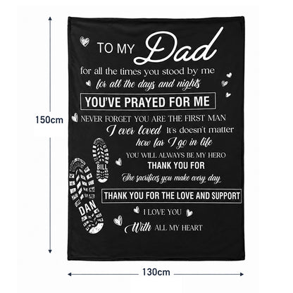 To My Dad Blanket - BuyAbility
