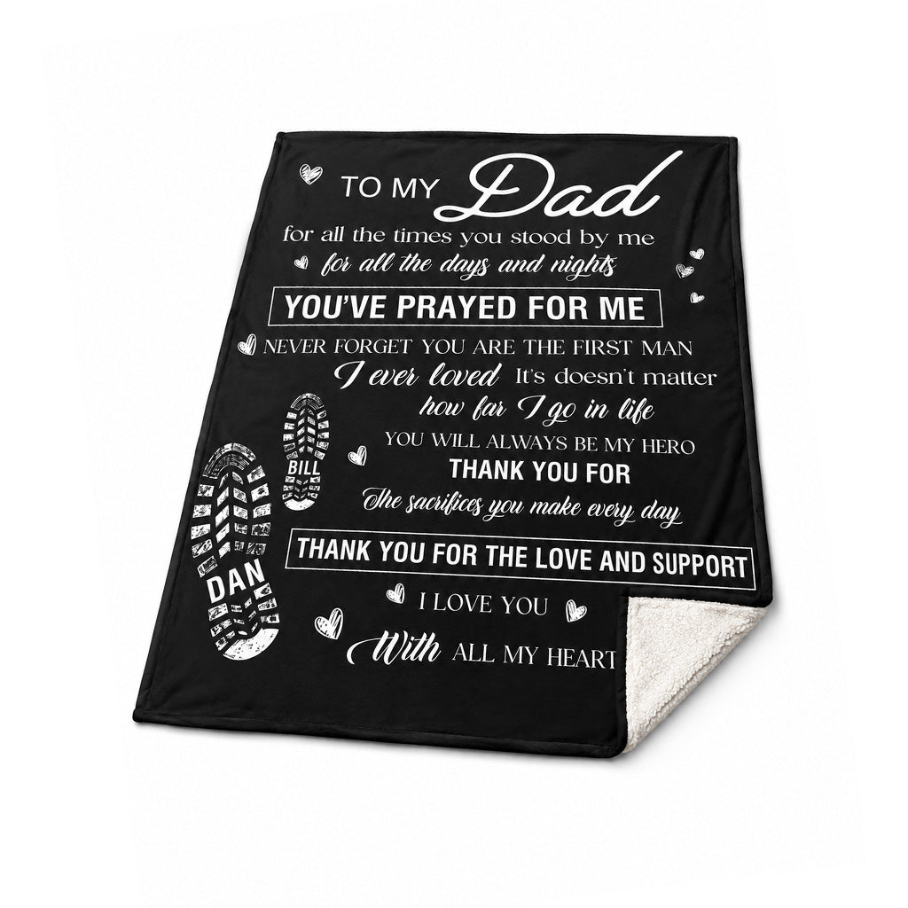 To My Dad Blanket - BuyAbility