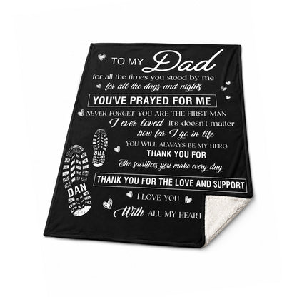 To My Dad Blanket - BuyAbility