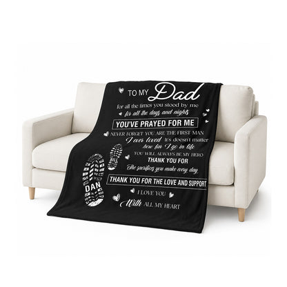 To My Dad Blanket - BuyAbility