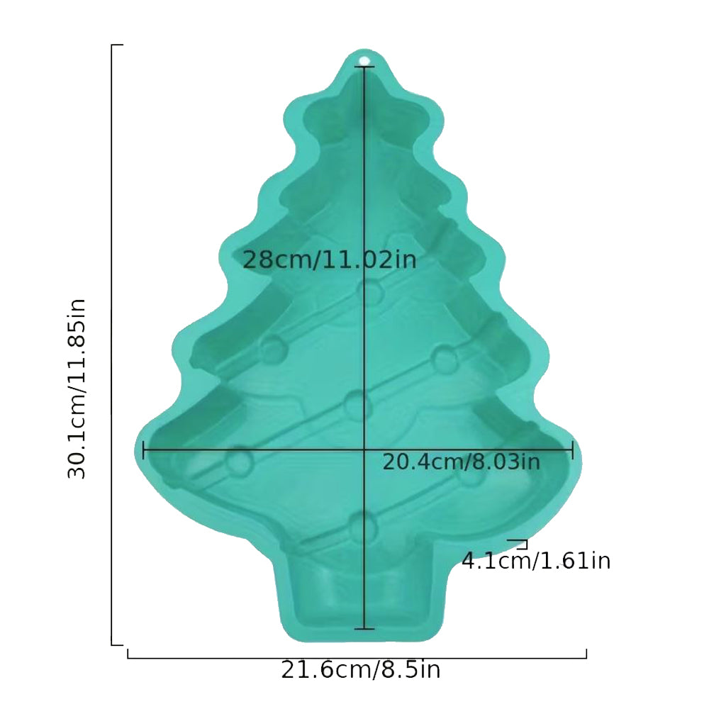 Christmas Tree Silicone Baking Mould