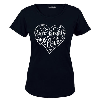 Two Hearts, One Love - Valentine Inspired - Ladies - T-Shirt