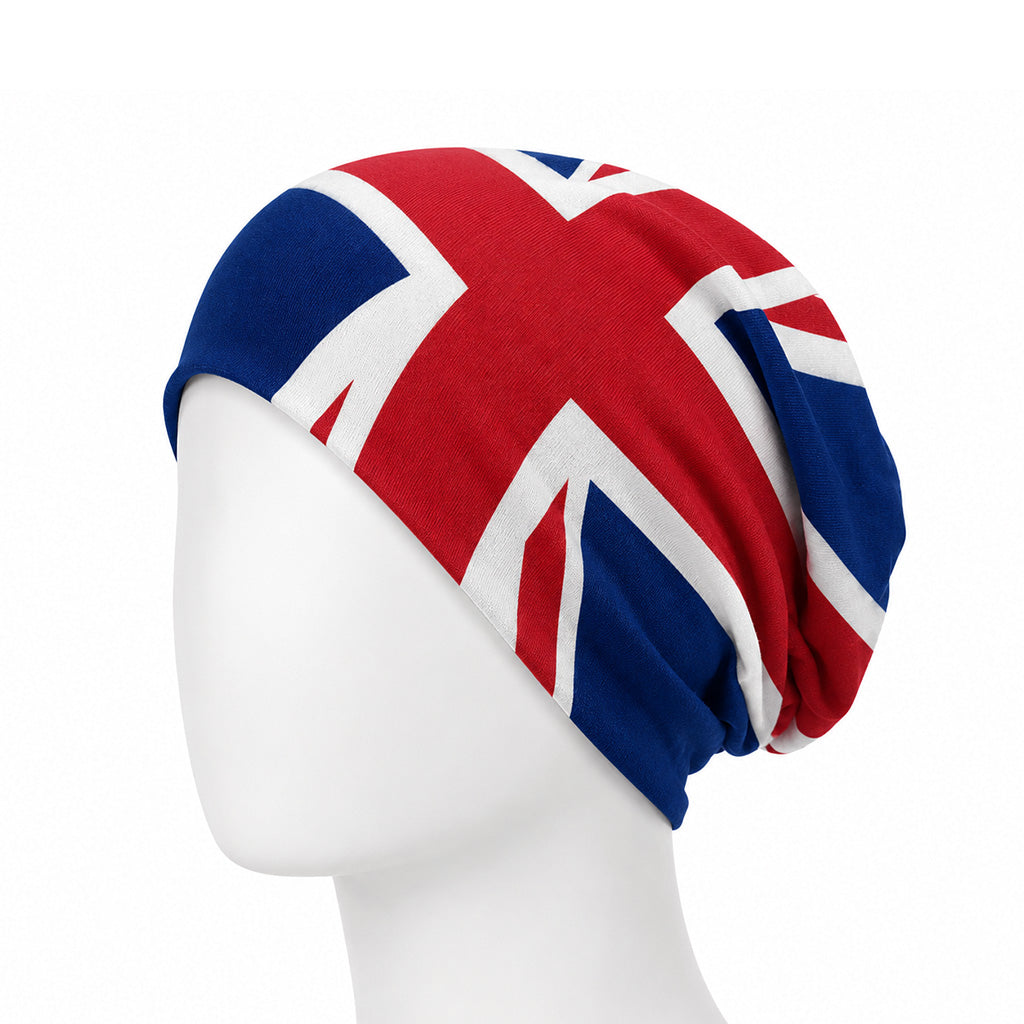 United Kingdom Flag Polyester Beanie Hat - BuyAbility