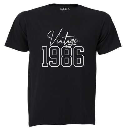 Vintage 1986 - Adults - T-Shirt - BuyAbility South Africa