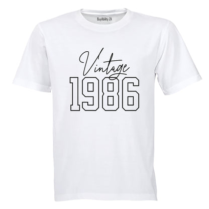 Vintage 1986 - Adults - T-Shirt - BuyAbility South Africa