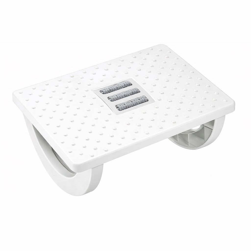 Ergonomic Rocking Footrest - White - BuyAbility