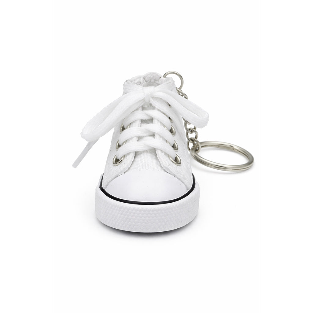 Mini White Sneaker Keyring - BuyAbility