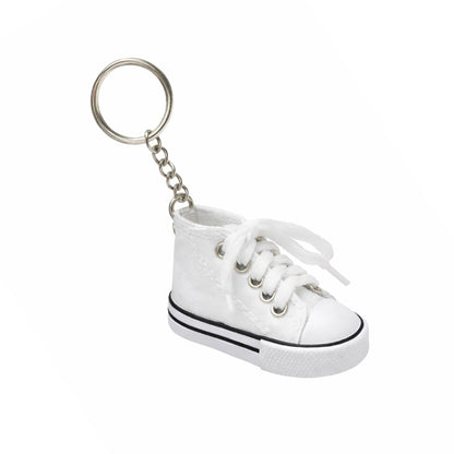 Mini White Sneaker Keyring - BuyAbility