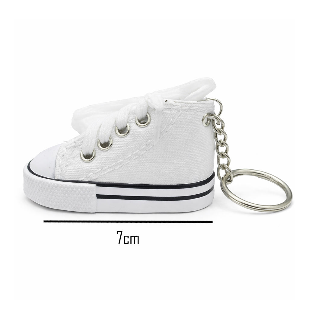 Mini White Sneaker Keyring - BuyAbility
