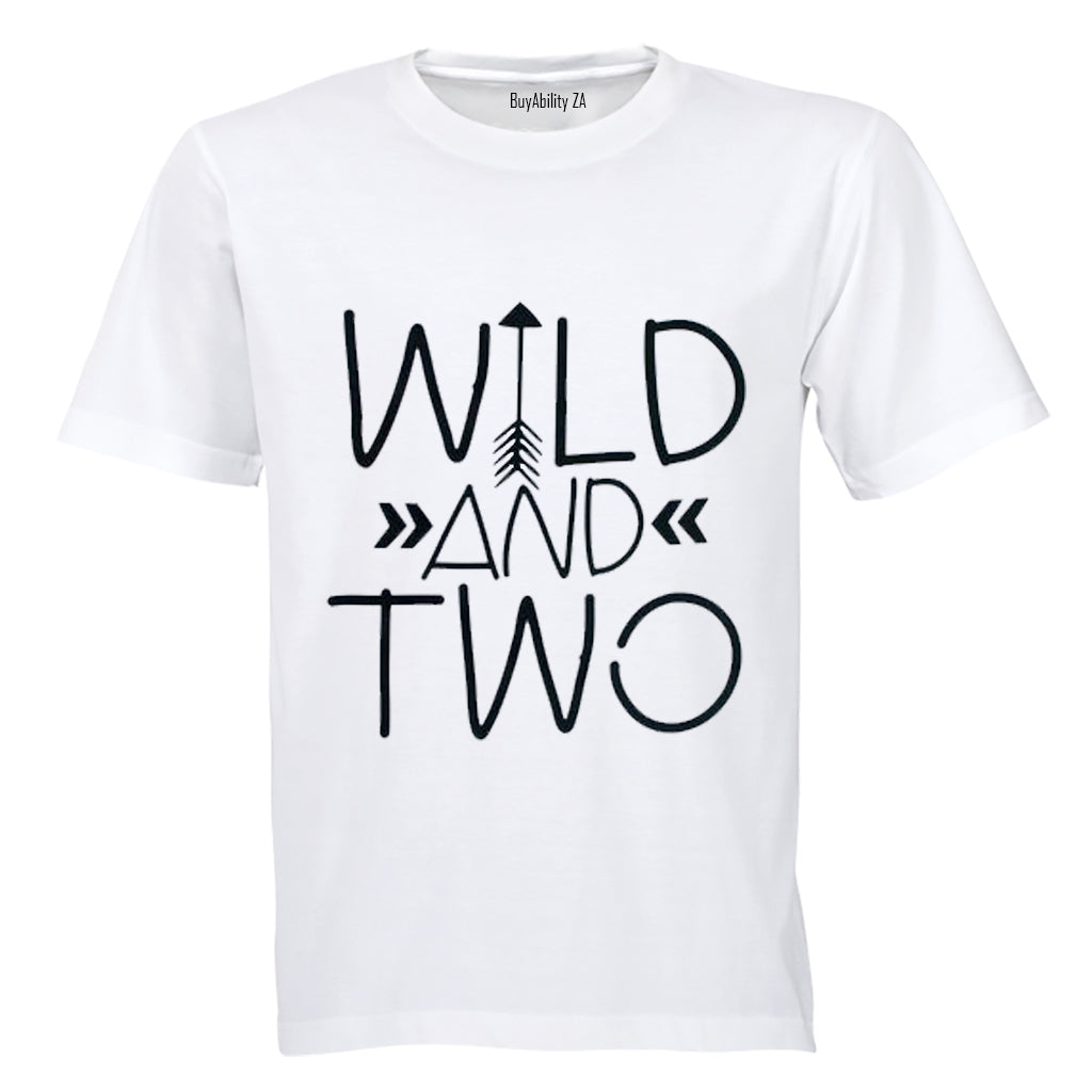 Wild and Two - Kids T-Shirt