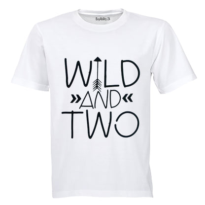 Wild and Two - Kids T-Shirt