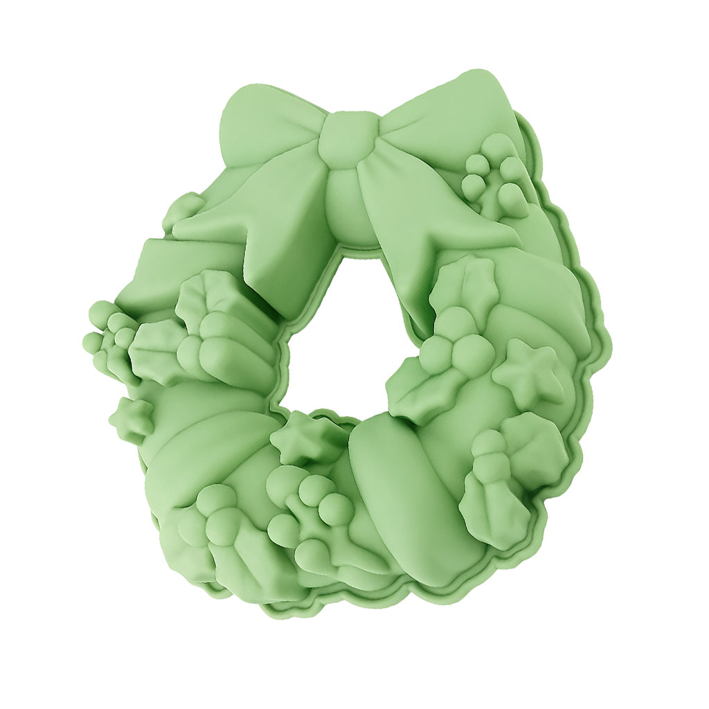 Christmas Wreath Silicone Cake Mould - 22cm