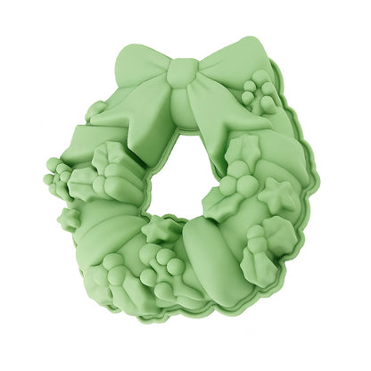 Christmas Wreath Silicone Cake Mould - 22cm