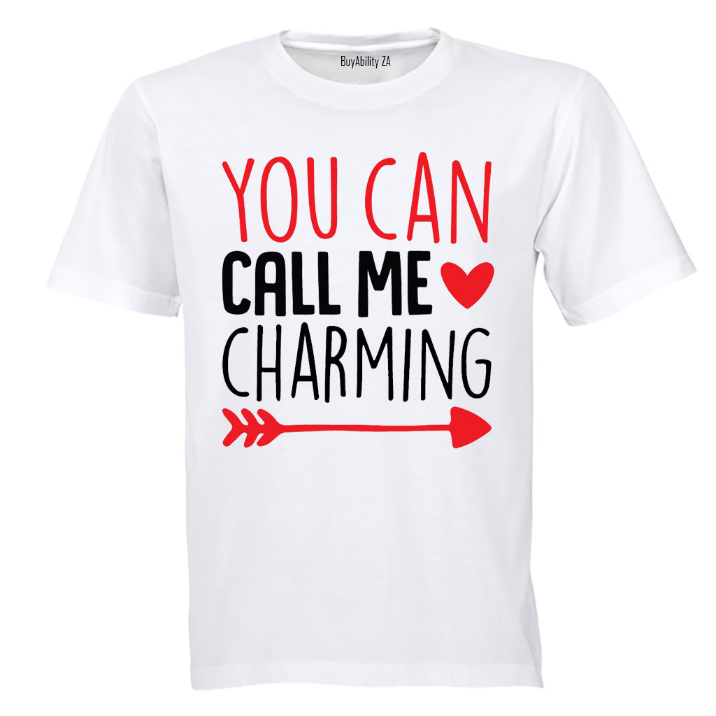 You Can Call Me Charming - Valentine - Kids T-Shirt