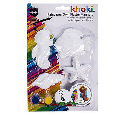 Paint Your Own Plaster Magnets - Ocean Designs