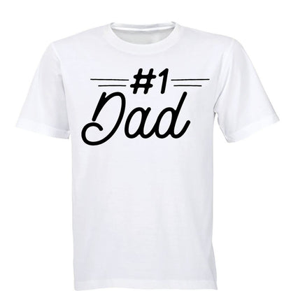 #1 Dad - Adults - T-Shirt