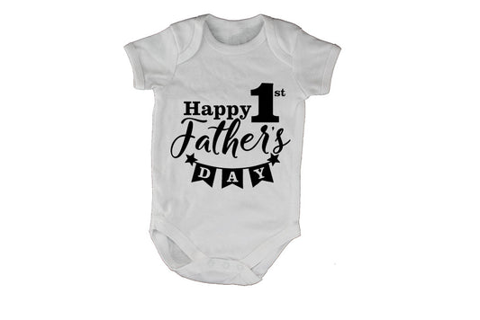 1st Fathers Day - Banner - Baby Grow - BuyAbility South Africa