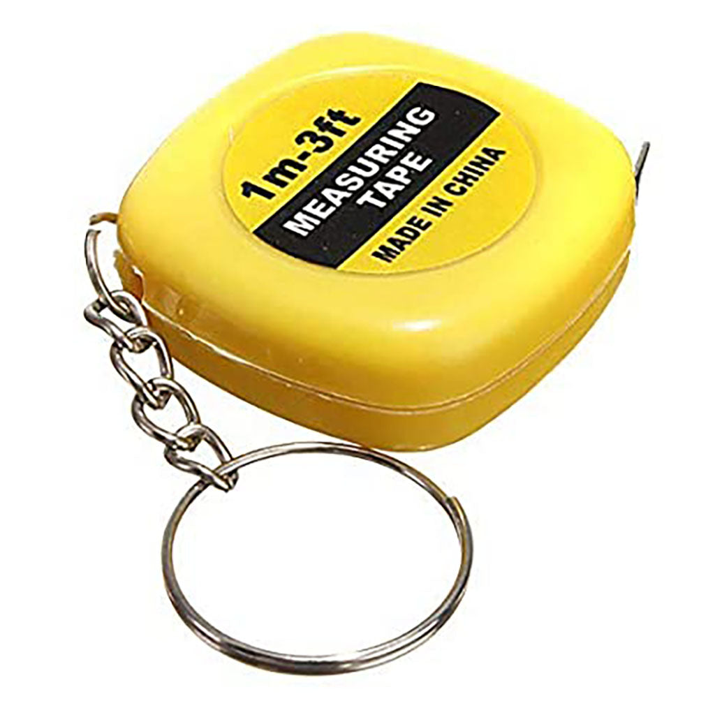 Yellow Mini Tape Measure Keyring - BuyAbility South Africa