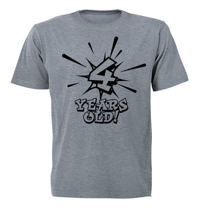 4 Years Old! - Kids T-Shirt - BuyAbility South Africa