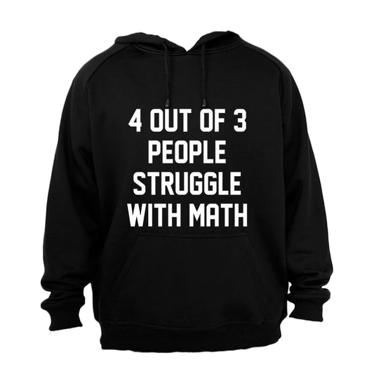 4 Out Of 3 People - Hoodie - BuyAbility South Africa