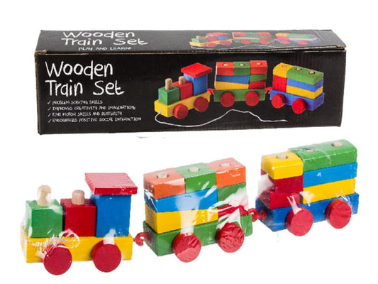 Wooden Train Set - BuyAbility South Africa
