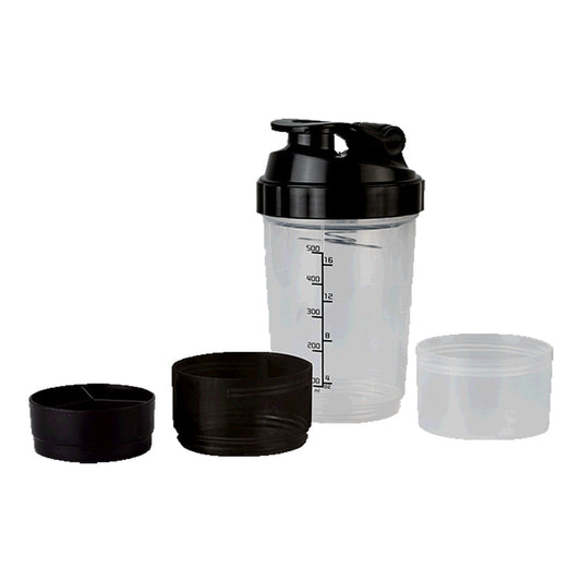600ml Shaker With Two Bottom Compartments - BuyAbility South Africa