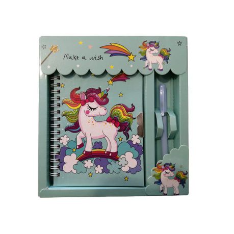 Unicorn Secret Lockable Notebook & Pen Set (Make A Wish) - BuyAbility South Africa