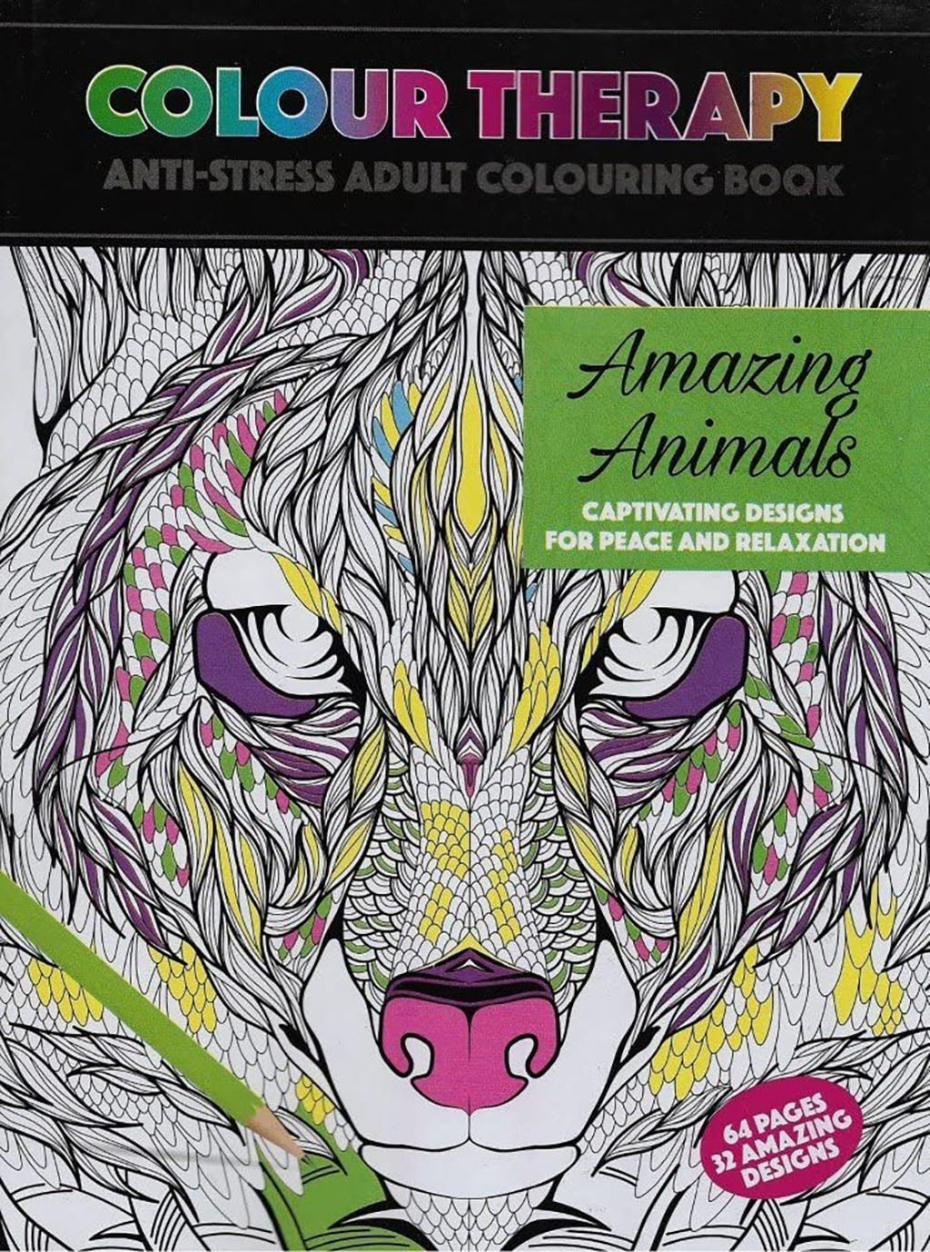 Amazing Animals – Colour Therapy Book - BuyAbility South Africa