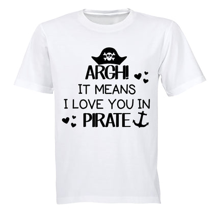ARGH! It Means I Love You - Kids T-Shirt - BuyAbility South Africa