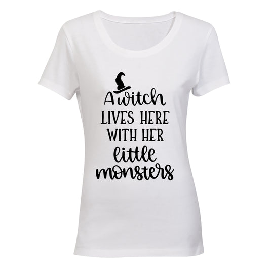 A Witch Lives Here with Little Monsters - Halloween - BuyAbility South Africa