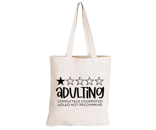 Adulting - Eco-Cotton Natural Fibre Bag - BuyAbility South Africa