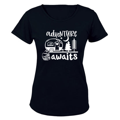 Adventure Awaits - Camp - Ladies - T-Shirt - BuyAbility South Africa