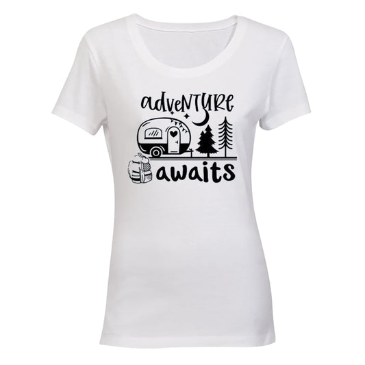 Adventure Awaits - Camp - Ladies - T-Shirt - BuyAbility South Africa