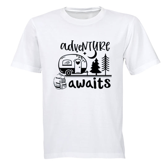 Adventure Awaits - Camp - Kids T-Shirt - BuyAbility South Africa
