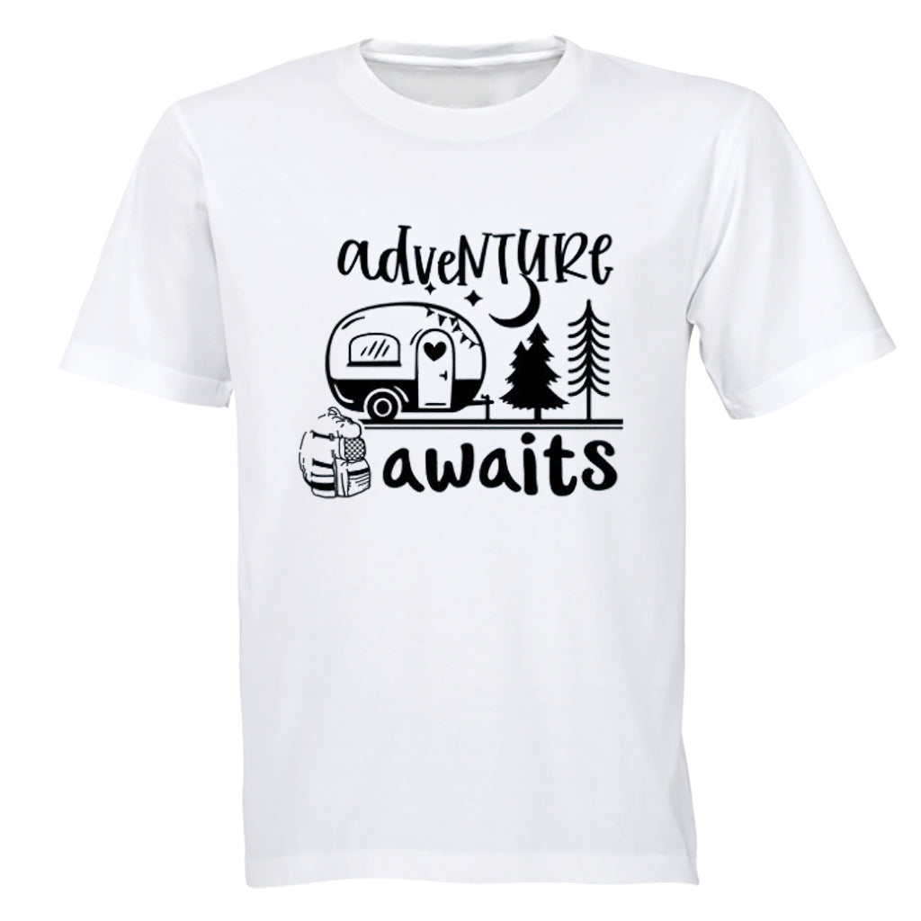 Adventure Awaits - Camp - Adults - T-Shirt - BuyAbility South Africa
