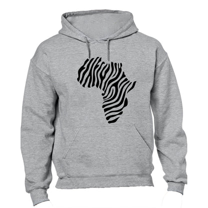 Africa - Zebra Print - Hoodie - BuyAbility South Africa