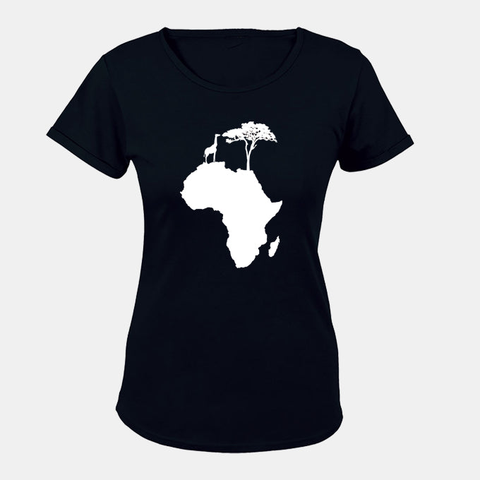Africa Silhouette - Ladies - T-Shirt - BuyAbility South Africa