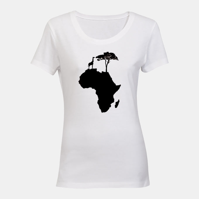 Africa Silhouette - Ladies - T-Shirt - BuyAbility South Africa