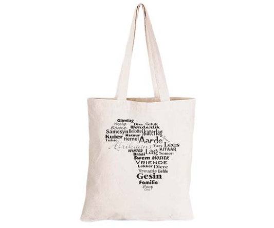 This is Africa - Afrikaans Version - Eco-Cotton Natural Fibre Bag - BuyAbility South Africa