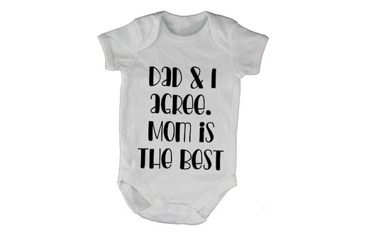 Agree - MOM is The Best - Baby Grow - BuyAbility South Africa